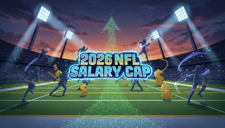 2026 NFL Salary Cap increase visual with team roster implications
